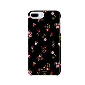 Kate Spade Black Floral IPhone X Case